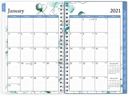 Blue Sky 2021 Weekly & Monthly Planner, Frosted Flexible Cover, Twin-Wire Binding, 5" x 8", Lindley (101579-21) - Image 4
